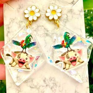 Moana Acrylic Earrings